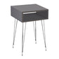 Nightstand GABRIEL Anthracite