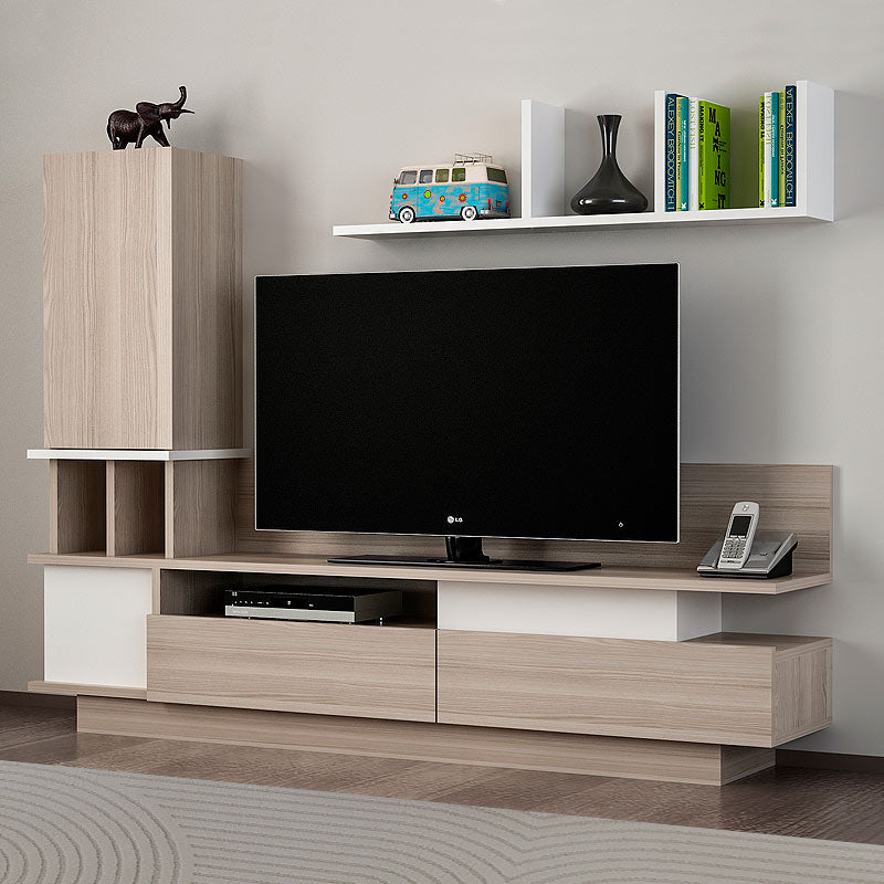 TV Stand HANNOVER White - Cordoba 149x29,5x117cm
