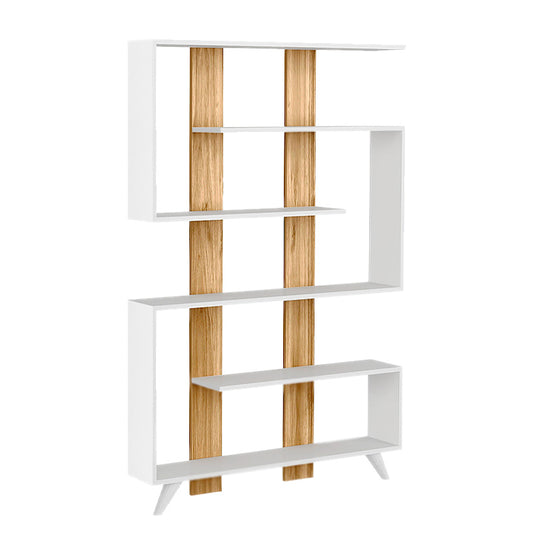 Bookcase SIGMA White - Walnut