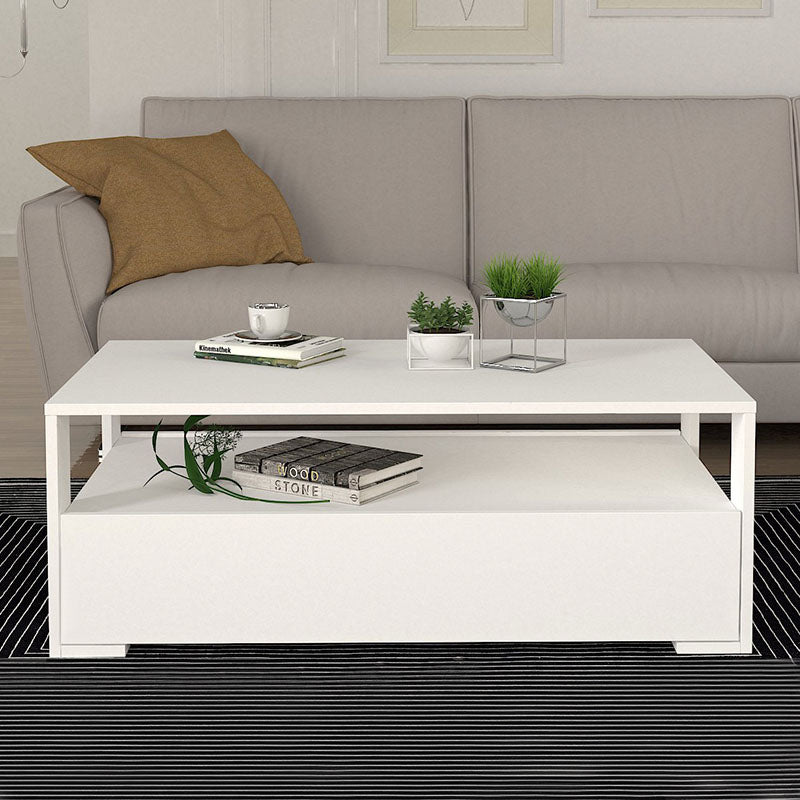 Coffee Table LAUSANNE White 110x60x40cm