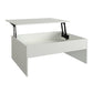 Coffee Table WITH SECRETS White 110x60x44,8cm