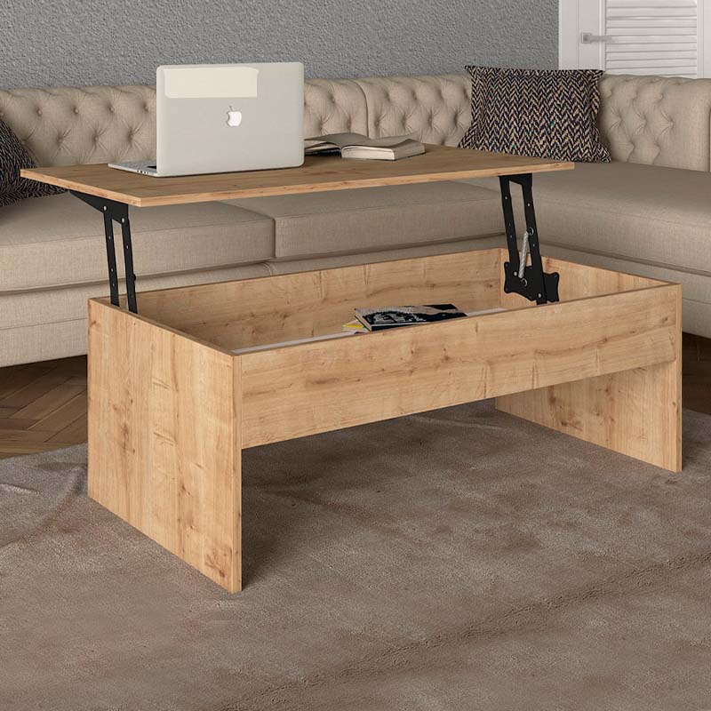 Coffee Table WITH SECRETS Oak 110x60x44,8cm