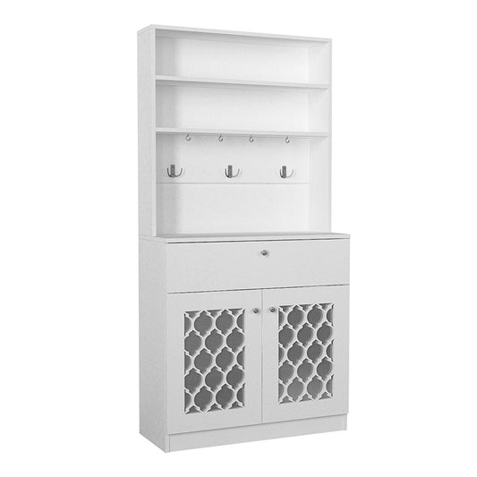 Küchenmöbel MADAME Weiß 90x37x183,6cm