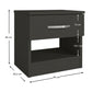 Nightstand SALOMEA Anthracite 40x28,2x40cm