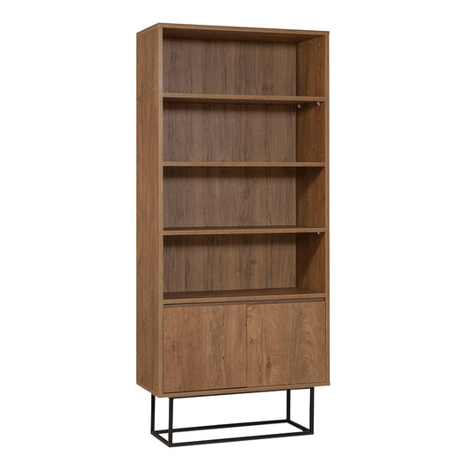 Bookcase RAMIREZ Walnut 80x36x182cm