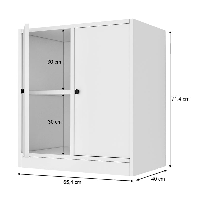 Cabinet HORATIO White 65,4x40x71,4cm