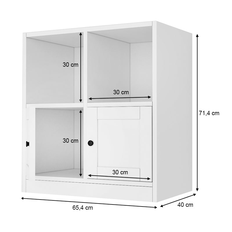 Cabinet REMUS White 65,4x40x71,4cm