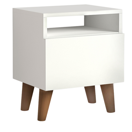 Nightstand SILVIA White 40x30x47,6cm