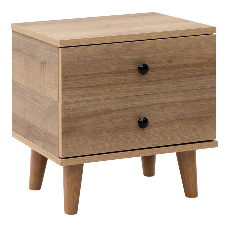 Nightstand LAURA Pine Oak 45x35x47cm