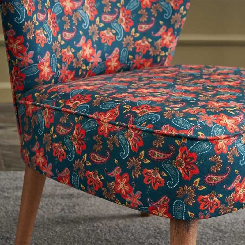 Fabric Chair AGATHE multi floral