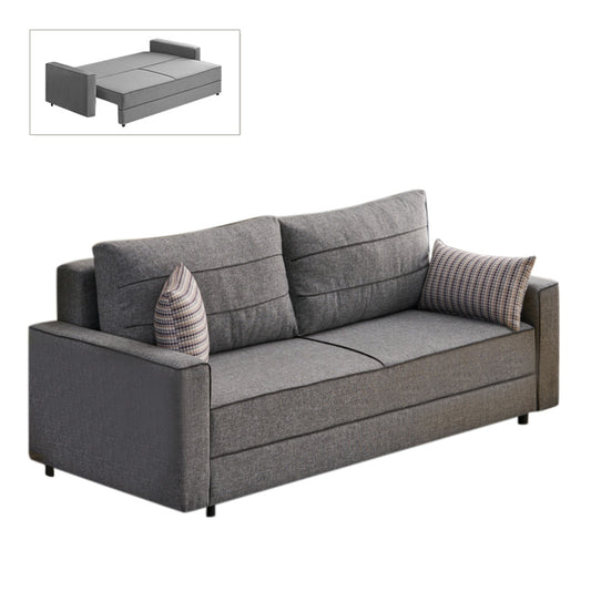 Sofa/Bett LANA 3 Sitzer Grau 215x90x88cm