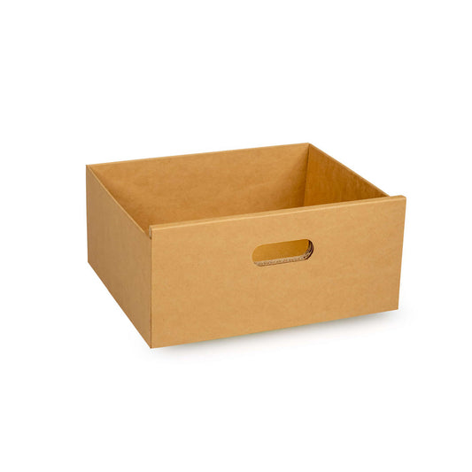 Cardboard Medium drawer for NEW WORLD - Natur Set 10 pcs.
