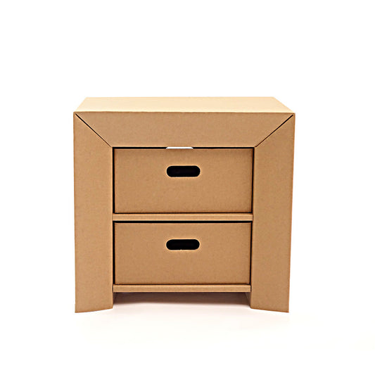 Cardboard Nightstand EMOTION, with drawers Set 10 pcs.