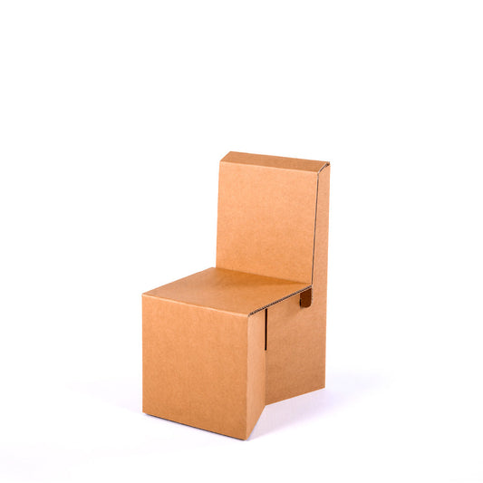 Cardboard Children's chair POPEYE - Natur Set 10 pcs.