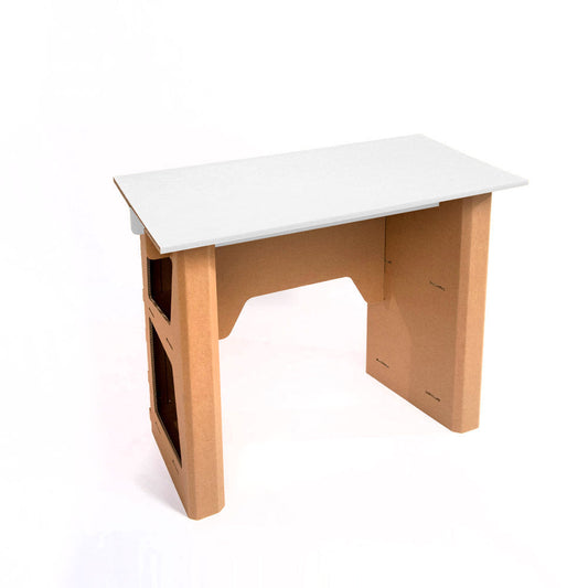 Cardboard Office table DONALD – Natur Set 10 pcs.
